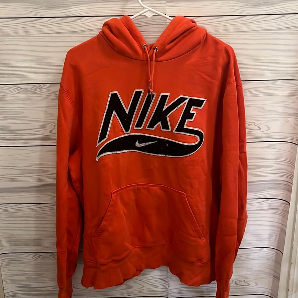 Orange Nike Hoodie